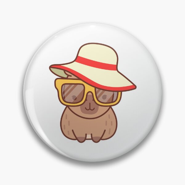 Item preview, Cartoon Beach Capybara Pack designed and sold by OlyaLitvinova.