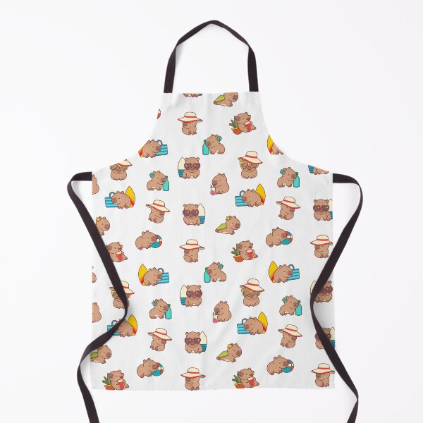 Item preview, Cartoon Beach Capybara Pack designed and sold by OlyaLitvinova.