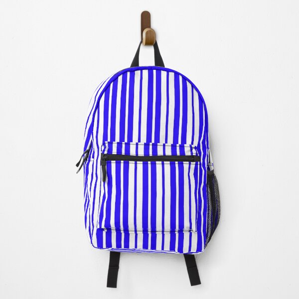 Item preview, Vertical Blue White Stripes Pattern designed and sold by PatternTitan.