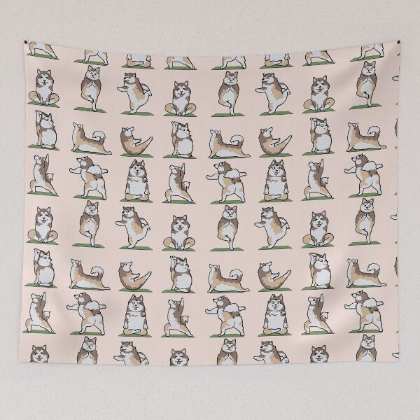 Item preview, Alaskan Malamute Yoga designed and sold by Huebucket.