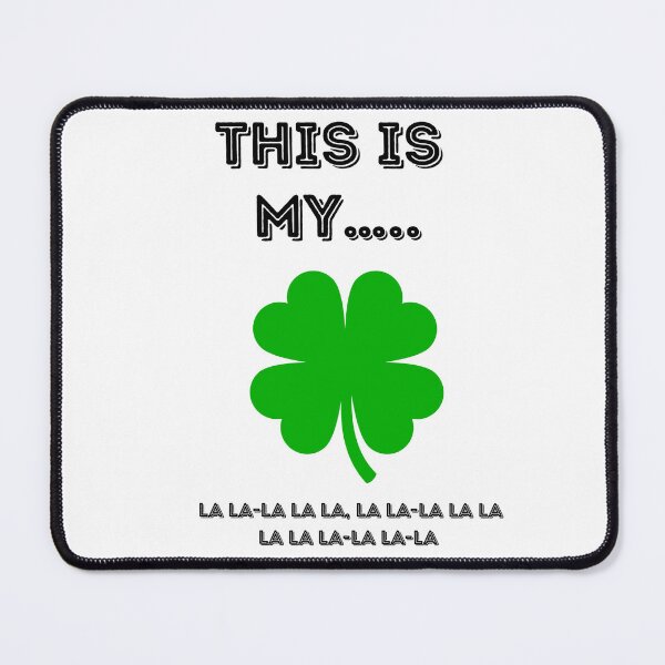 Item preview, Four Leaf Clover 'Head Over Heels' Lyrics Design designed and sold by PaultonDesigns.