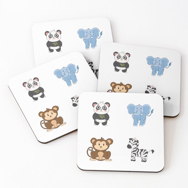Item preview, Cute little wild animals  designed and sold by huape.