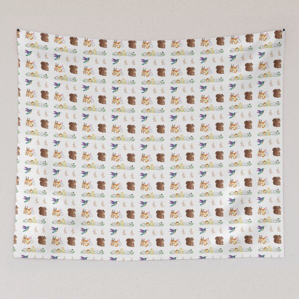 Item preview, Cute little wild animals  designed and sold by huape.
