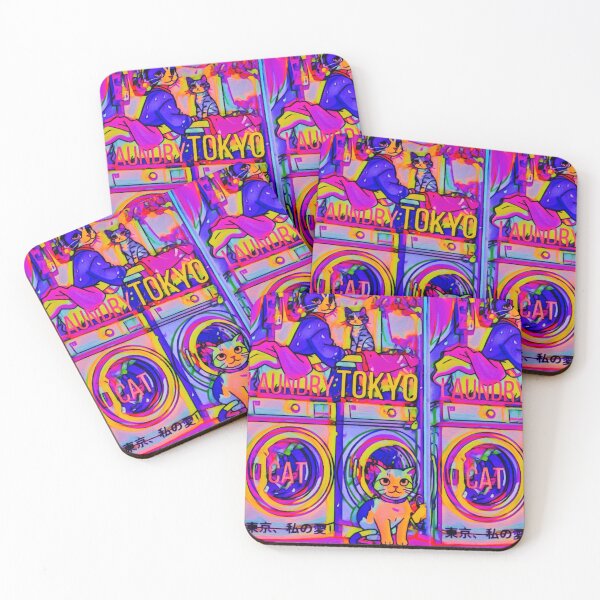 Item preview, Laundry Cat Tokyo (Pop Art Edition) designed and sold by asanaworld.