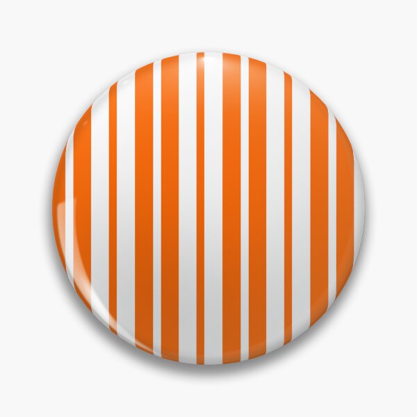 Item preview, Vertical Orange White Stripes Pattern designed and sold by PatternTitan.