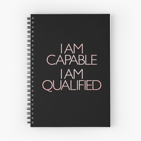 Item preview, I am capable. I am qualified. v.2 designed and sold by x1brett.