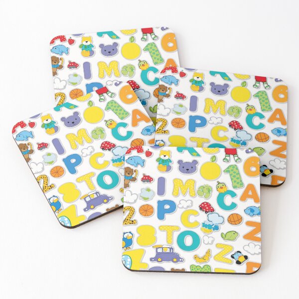 Item preview, Alphabet Adventures and Counting Critters. Dive into a colorful world of letters and numbers where learning meets fun! designed and sold by Wannaprasert.