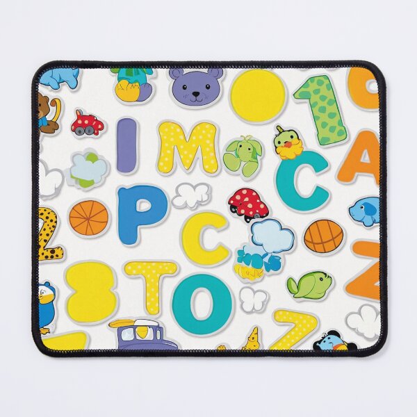 Item preview, Alphabet Adventures and Counting Critters. Dive into a colorful world of letters and numbers where learning meets fun! designed and sold by Wannaprasert.