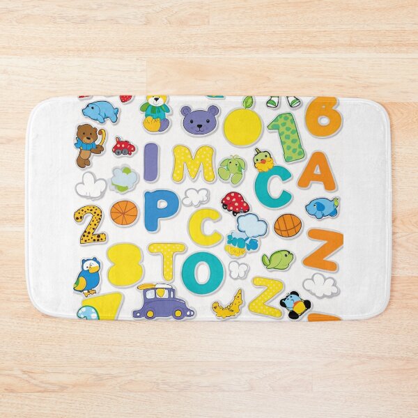 Item preview, Alphabet Adventures and Counting Critters. Dive into a colorful world of letters and numbers where learning meets fun! designed and sold by Wannaprasert.