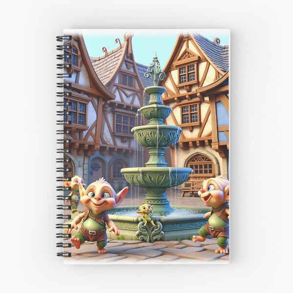 Item preview, Goblins at the fountain 2 designed and sold by HerbertFlenner.