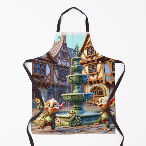 Item preview, Goblins at the fountain 2 designed and sold by HerbertFlenner.