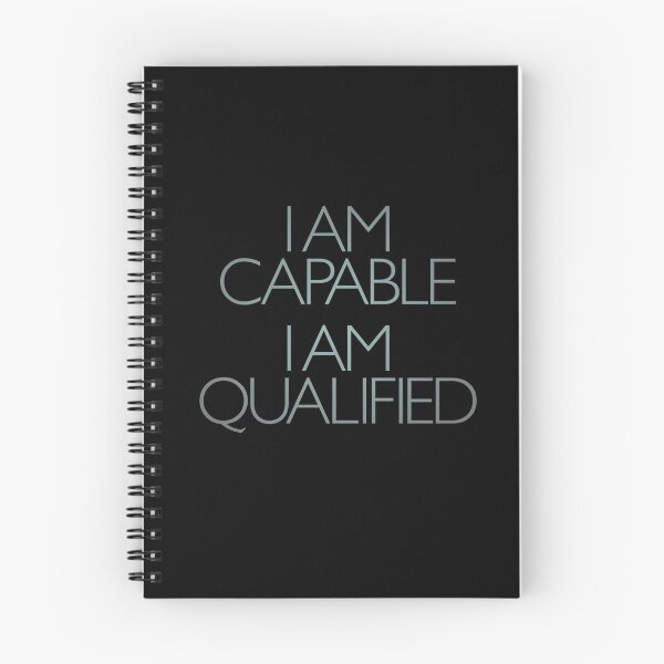 Item preview, I am capable. I am qualified. v.3 designed and sold by x1brett.