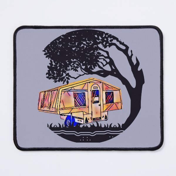 Item preview, Camped out Under the Tree Trailer Tent designed and sold by BeccaAelishe.