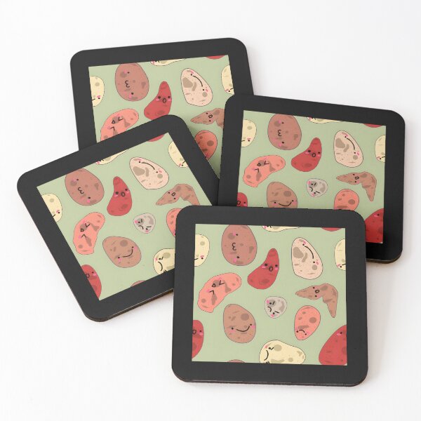 Item preview, Cute Potato Faces Pattern Adorable And Quirky For Potato Lovers designed and sold by EmGai TocXanh.