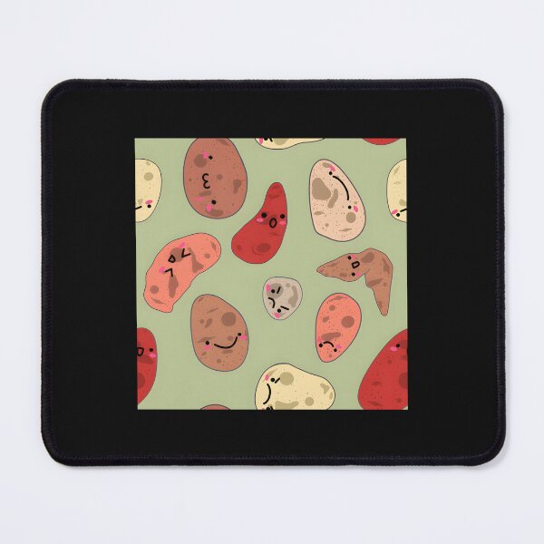 Item preview, Cute Potato Faces Pattern Adorable And Quirky For Potato Lovers designed and sold by EmGai TocXanh.