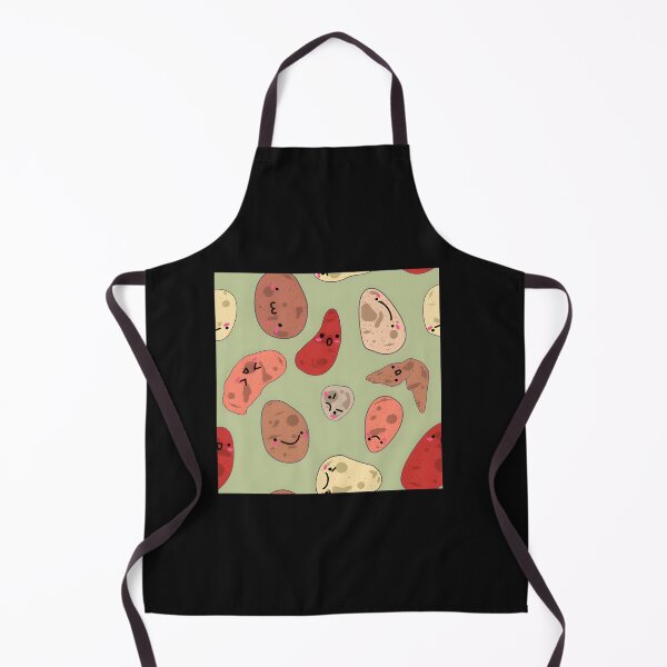 Item preview, Cute Potato Faces Pattern Adorable And Quirky For Potato Lovers designed and sold by EmGai TocXanh.