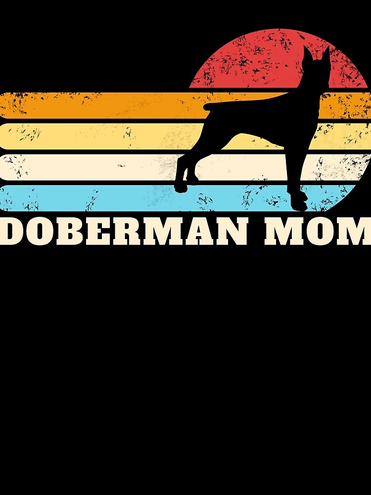 Thumbnail 3 von 3, Tuch, Doberman Mom Retro Dog Mom Women's Doberman Gear designt und verkauft von DynamicDesign.