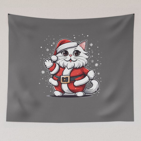 Item preview, Cat cosplaying as Santa Claus designed and sold by InwzaDesign.