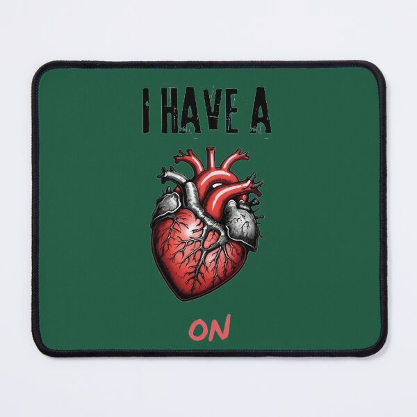 Item preview, Cheeky "I Have a Heart On" Design- Funny Heart Illustration designed and sold by Nabucodonoshop.