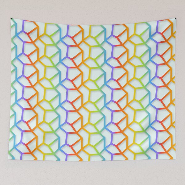 Item preview, Rainbow Geometric - Seamless Pattern designed and sold by Amy Farmer.
