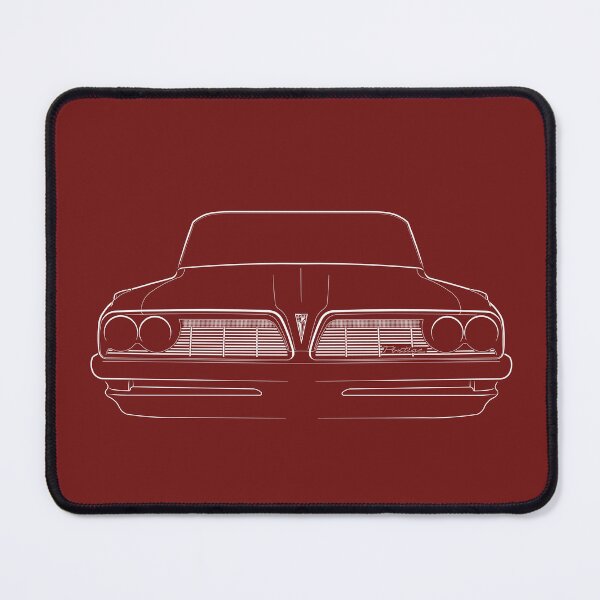 Item preview, 1961 Pontiac Ventura - front stencil, white  designed and sold by mal-photography.