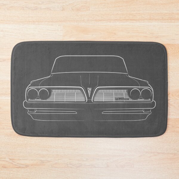Item preview, 1961 Pontiac Ventura - front stencil, white  designed and sold by mal-photography.