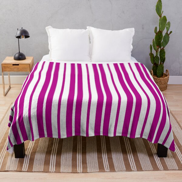Item preview, Vertical Purple White Stripes Pattern designed and sold by PatternTitan.