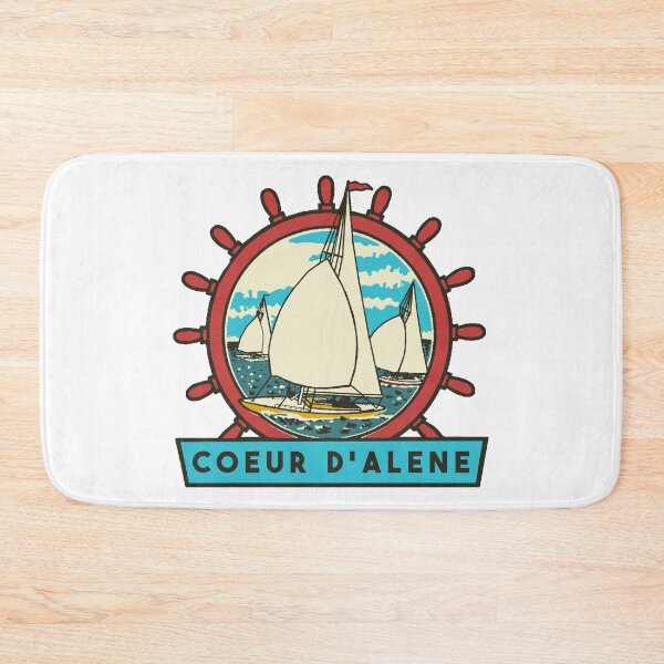 Item preview, Lake Coeur d'Alene Vintage Style Decal designed and sold by Decal Mania.