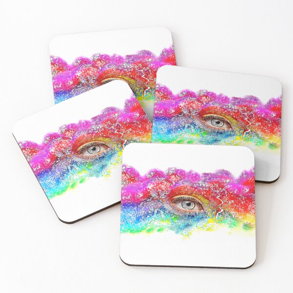 Item preview, Abstract autism eye wall art large designed and sold by HardToFindMerchandise.