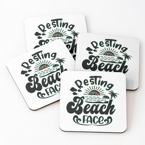 Item preview, Green Resting Beach Face T-Shirt | Funny Vacation Shirt | Beach Mode Activated | Relaxation Station Tee | Ocean Vibes designed and sold by FitEnvy.