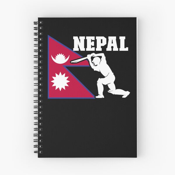 Item preview, Nepal Flag Cricket Player Nepal Cricket Fan Nepal Cricket Gear designed and sold by DynamicDesign.