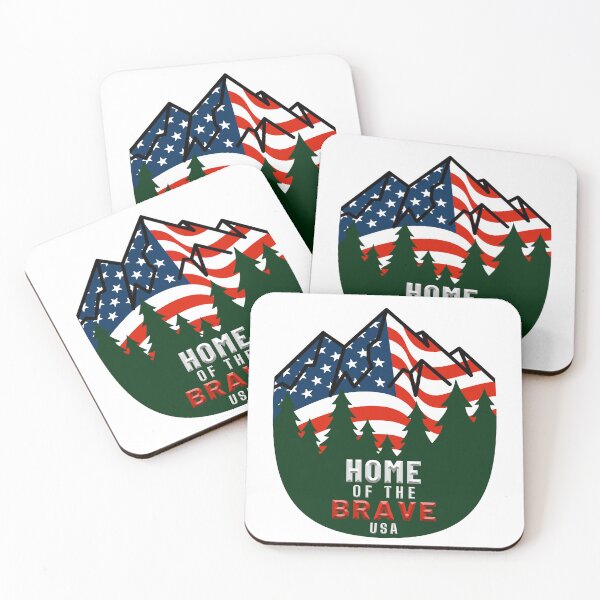 Item preview, Home of the Brave designed and sold by positiveimages.