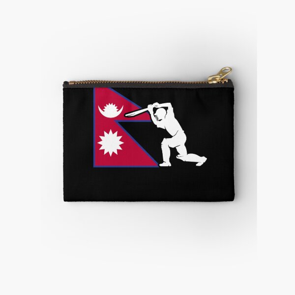 Item preview, Nepal Flag Cricket Player Nepal Cricket Fan Nepal Cricket Gear designed and sold by DynamicDesign.