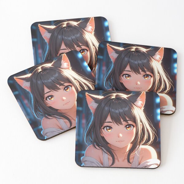Item preview, Mischievous Catgirl: Detailed 3D Anime Art designed and sold by AI-Only Creations.