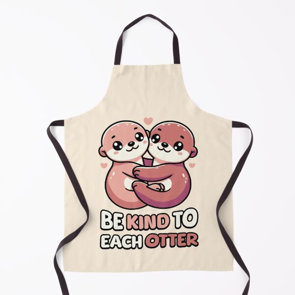 Item preview, Be Kind To Each Otter! Cute Kawaii Otter Cartoon designed and sold by PMCreative.