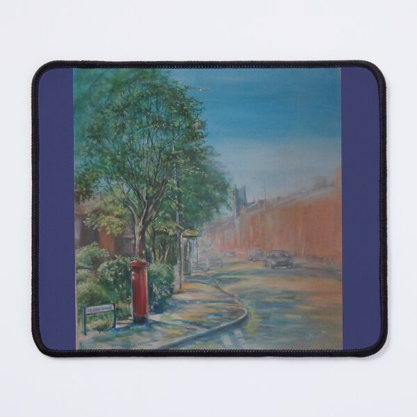 Item preview, Sun on North Road - post box and tree designed and sold by LittleLiz.