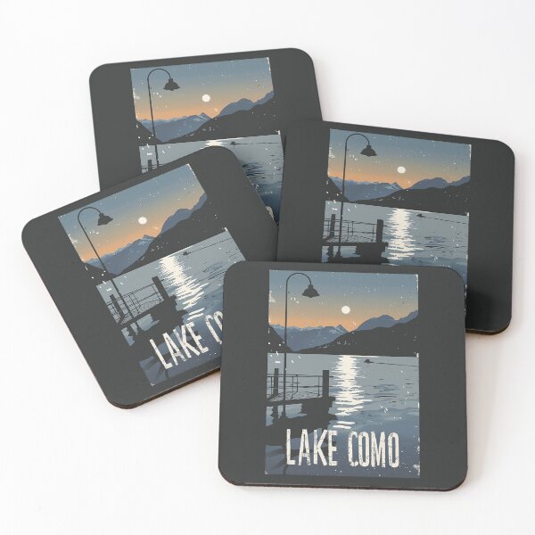 Item preview, A Vintage Travel Illustration of Lake Como - Italy  designed and sold by GoodOldVintage.