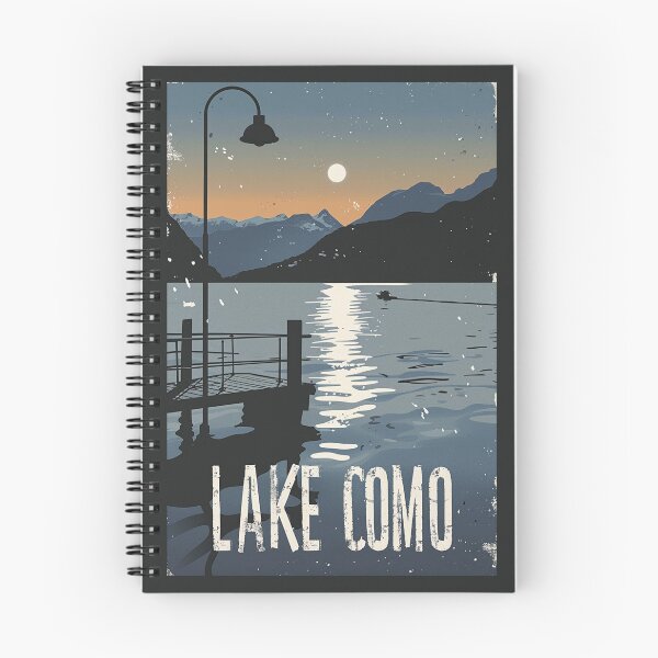 Item preview, A Vintage Travel Illustration of Lake Como - Italy  designed and sold by GoodOldVintage.