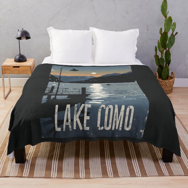 Item preview, A Vintage Travel Illustration of Lake Como - Italy  designed and sold by GoodOldVintage.