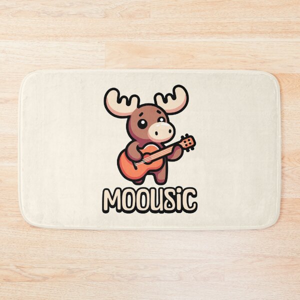 Item preview, Moousic! Cute Music Moose Pun designed and sold by PMCreative.