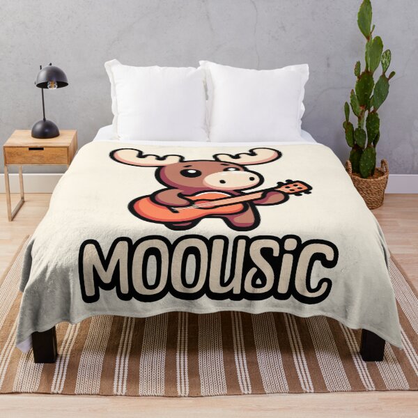 Item preview, Moousic! Cute Music Moose Pun designed and sold by PMCreative.