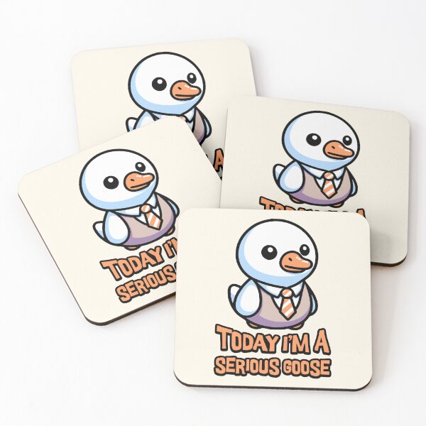 Item preview, ¡Hoy soy un ganso serio! Lindo y tonto juego de palabras de ganso designed and sold by PMCreative.
