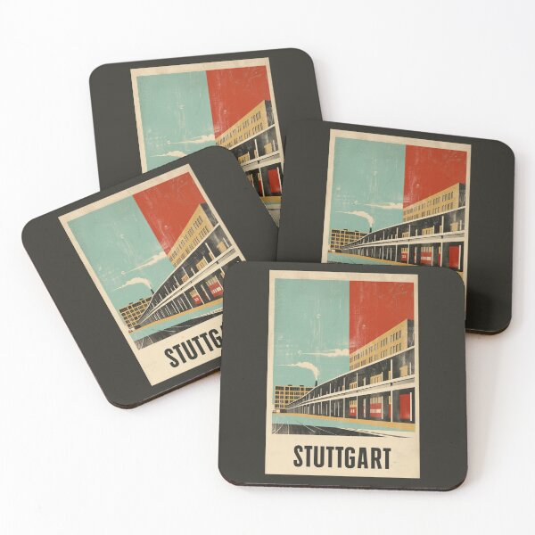 Item preview, A Vintage Travel Illustration of Stuttgart - Germany  designed and sold by GoodOldVintage.