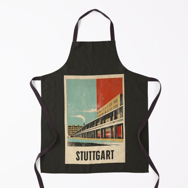 Item preview, A Vintage Travel Illustration of Stuttgart - Germany designed and sold by GoodOldVintage.