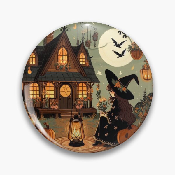 Item preview, Witch Scene Cottage Core designed and sold by FatePaints.