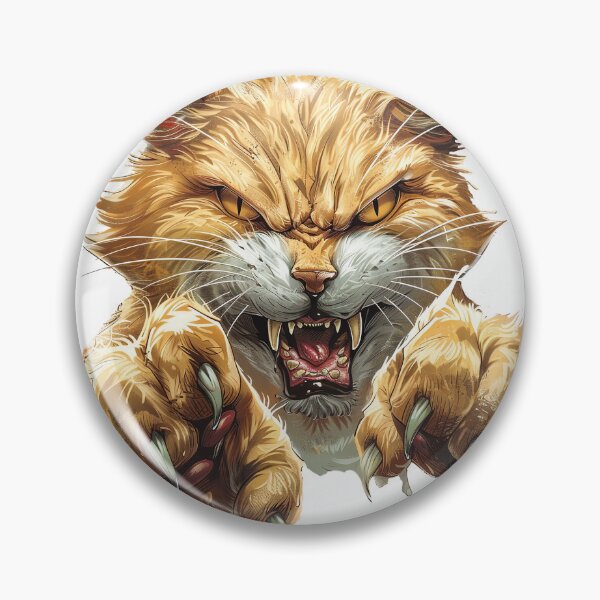 Item preview, Angry cat designed and sold by HistHero.