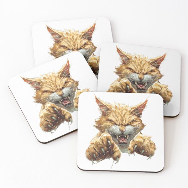Item preview, Angry cat designed and sold by HistHero.