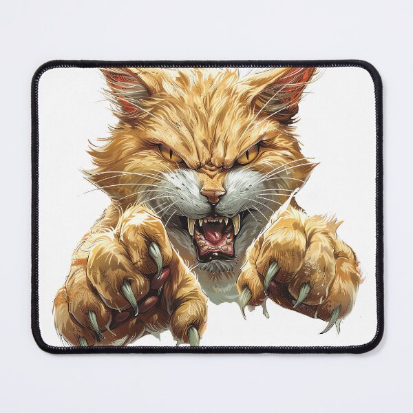 Item preview, Angry cat designed and sold by HistHero.
