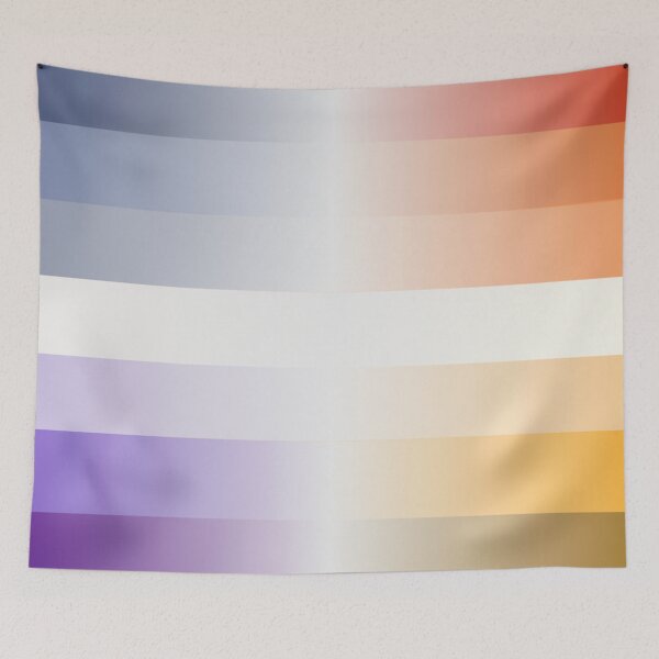 Item preview, BUTCH FLAG | blue & orange (variant 1) designed and sold by VoltageStone.