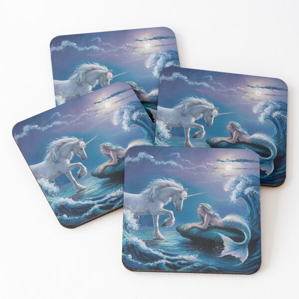 Item preview, Unicorn and Mermaid designed and sold by MyHeartNSoulArt.